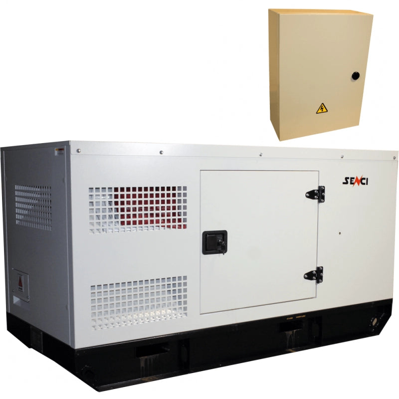 Generator insonorizat SENCI SCDE162i-YCS putere maxima 162 kVA 400V ATS inclus Generator insonorizat SENCI SCDE162i-YCS putere maxima 162 kVA 400V ATS inclus